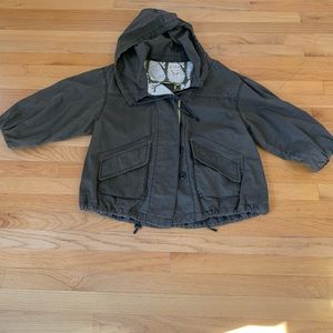 Free People Utility Bubble Sleeve Coat